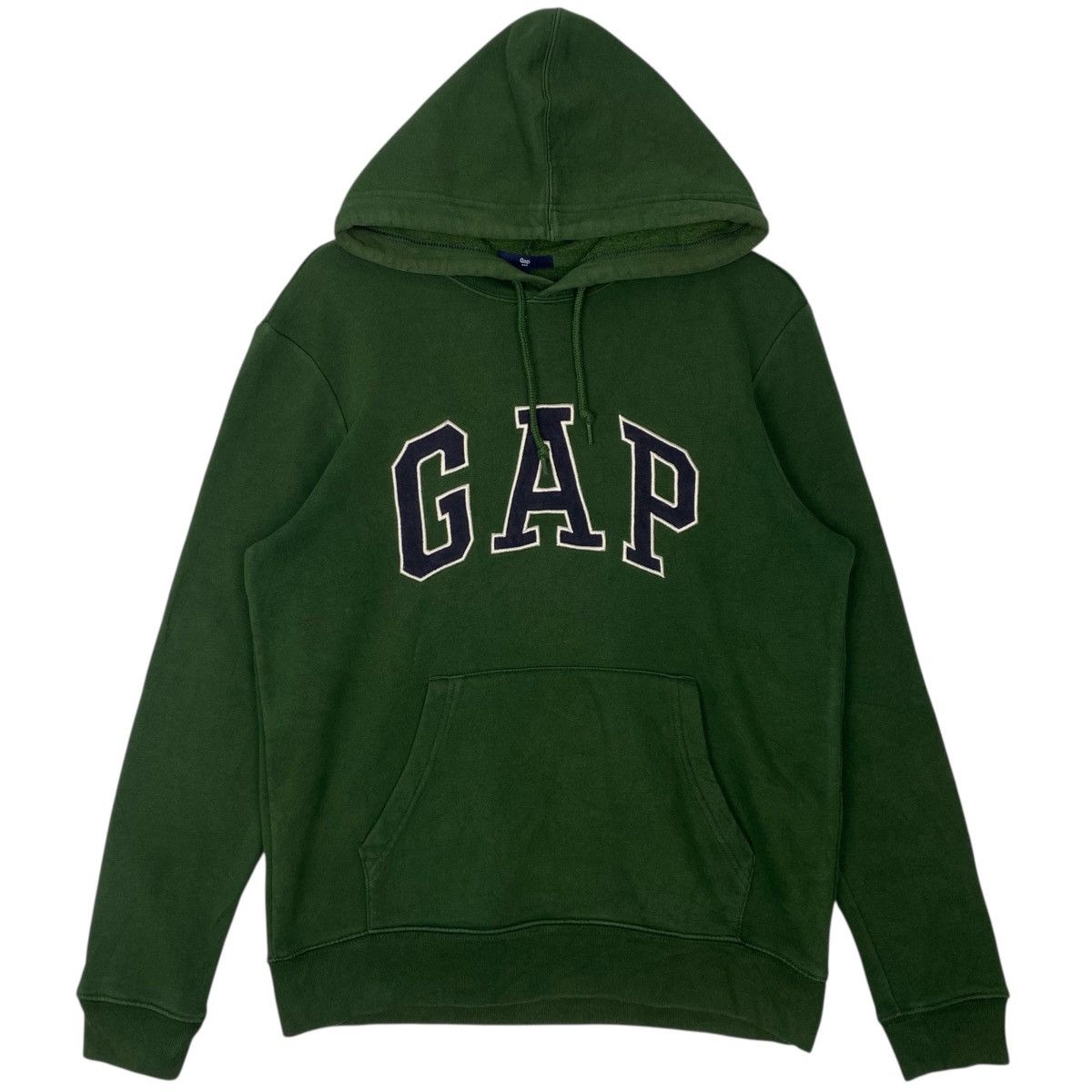 Vintage Vintage GAP Hoodie Sweater Big Logo Green Pullover Size XS Size US XS / EU 42 / 0 - 1 Thumbnail