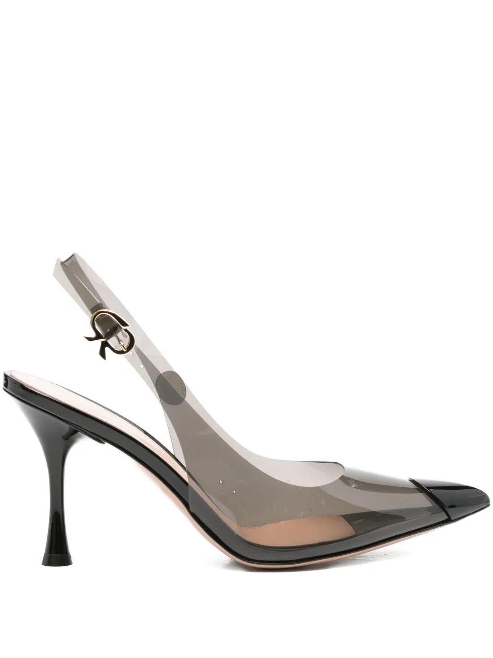 Gianvito Rossi "DIANA" 85 GLASS AND PATENT PUMP Size US 10 / IT 40 - 1 Thumbnail