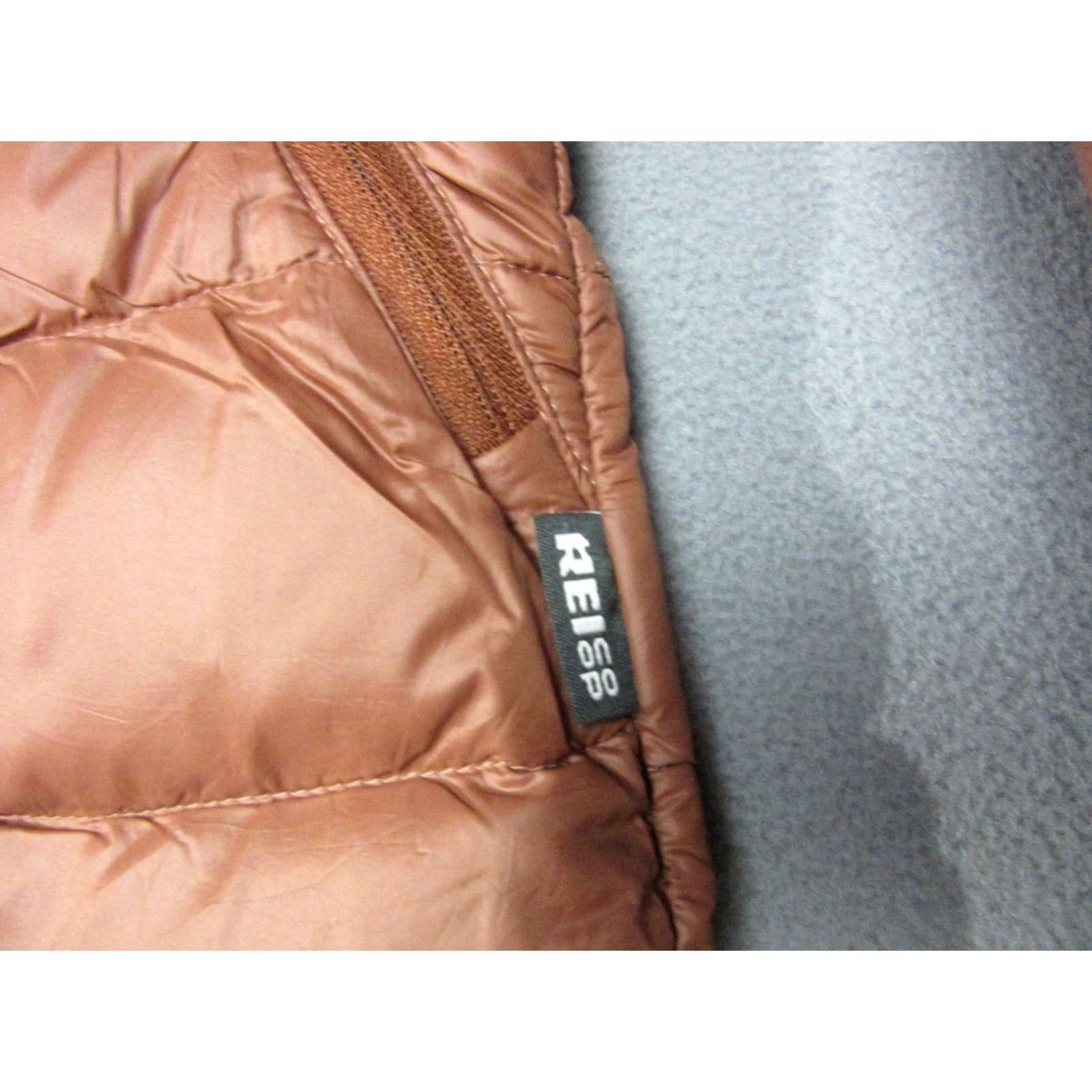 Vintage REI Womens XS Brown Nylon 650 Down Fill 2.0 Puffer Hiking Outdoor Jacket Size XS / US 0-2 / IT 36-38 - 3 Thumbnail