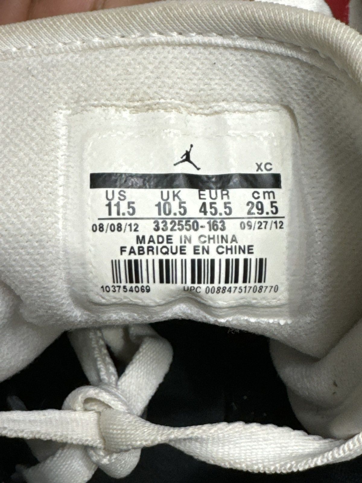 Jordan Brand × Nike Air Jordan 1 Chicago 2013 Size US 11.5 / EU 44-45 - 7 Thumbnail