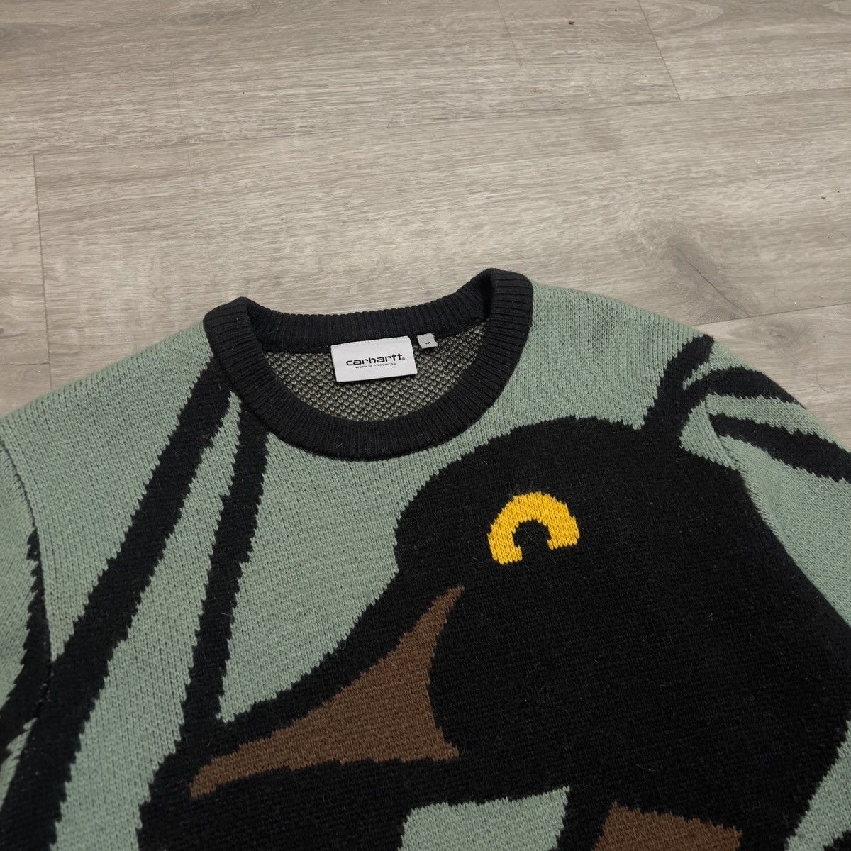 Carhartt × Carhartt Wip Carhartt WIP Work In Progress Pond Duck Knitted Sweater Size US M / EU 48-50 / 2 - 2 Thumbnail