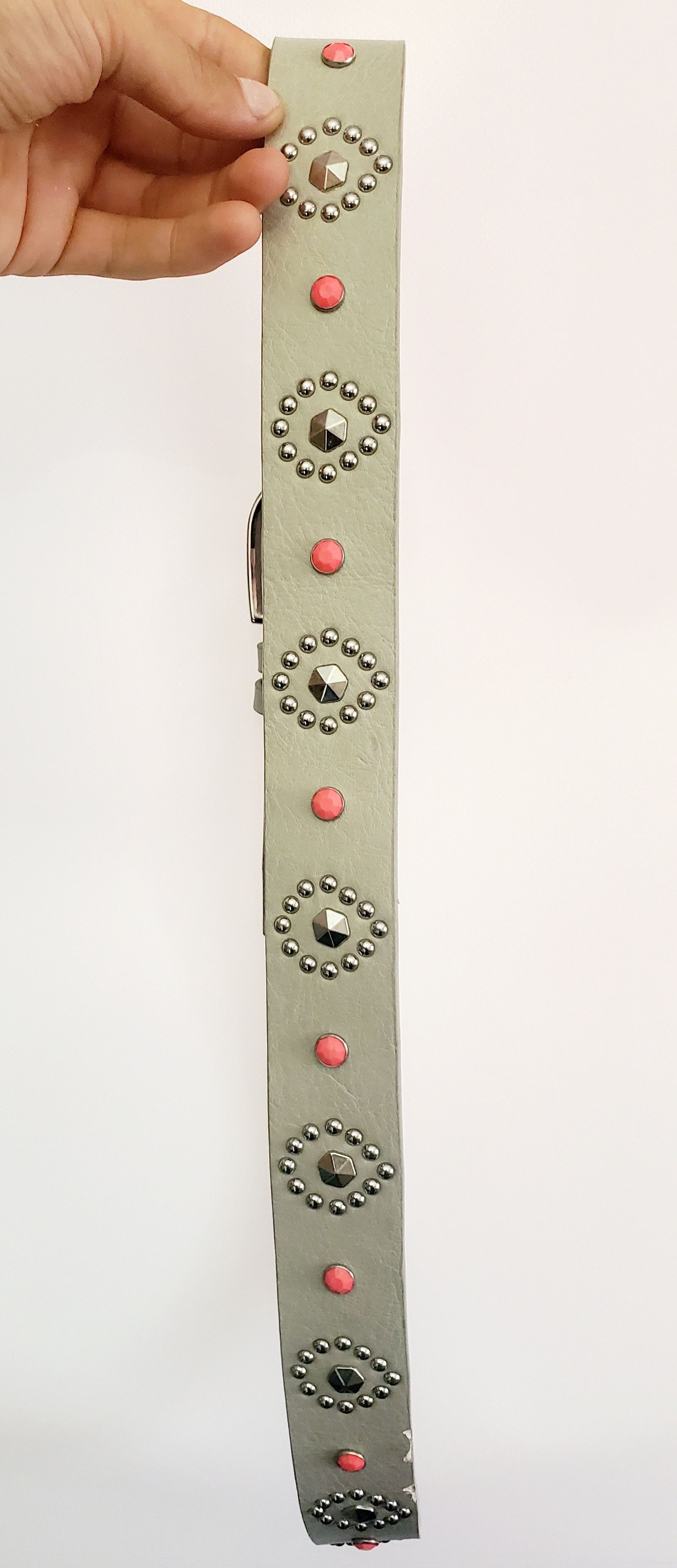 Hysteric Glamour × Japanese Brand × Vintage vintage y2k pyramid studded metal punk alt belt length130 cm Size ONE SIZE - 5 Thumbnail