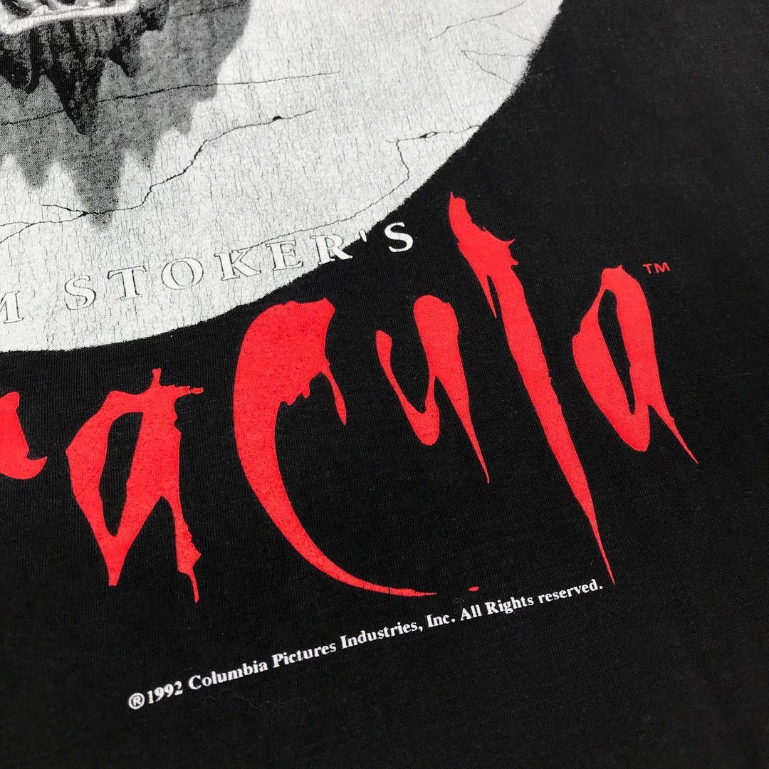Vintage Dracula 1992 90s Vintage Coppola Movie Promo Rare T-Shirt Size US XL / EU 56 / 4 - 5 Thumbnail