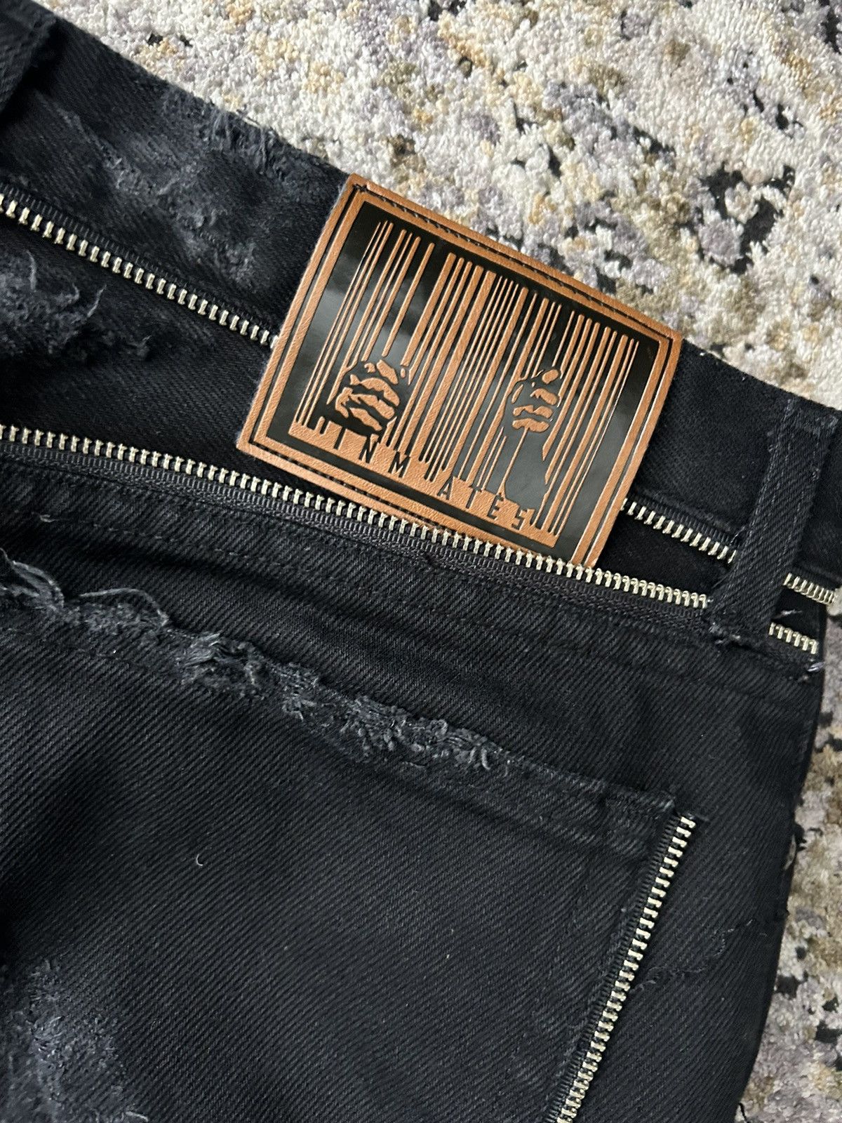 “Undercover” Type Distressed Jeans