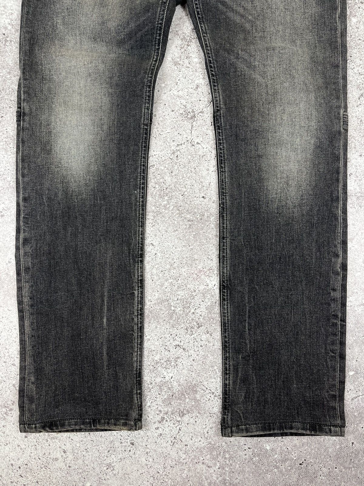Neil Barrett Neil Barrett Black Skinny Fit Regular Rise Denim Pants Size US 31 - 3 Thumbnail