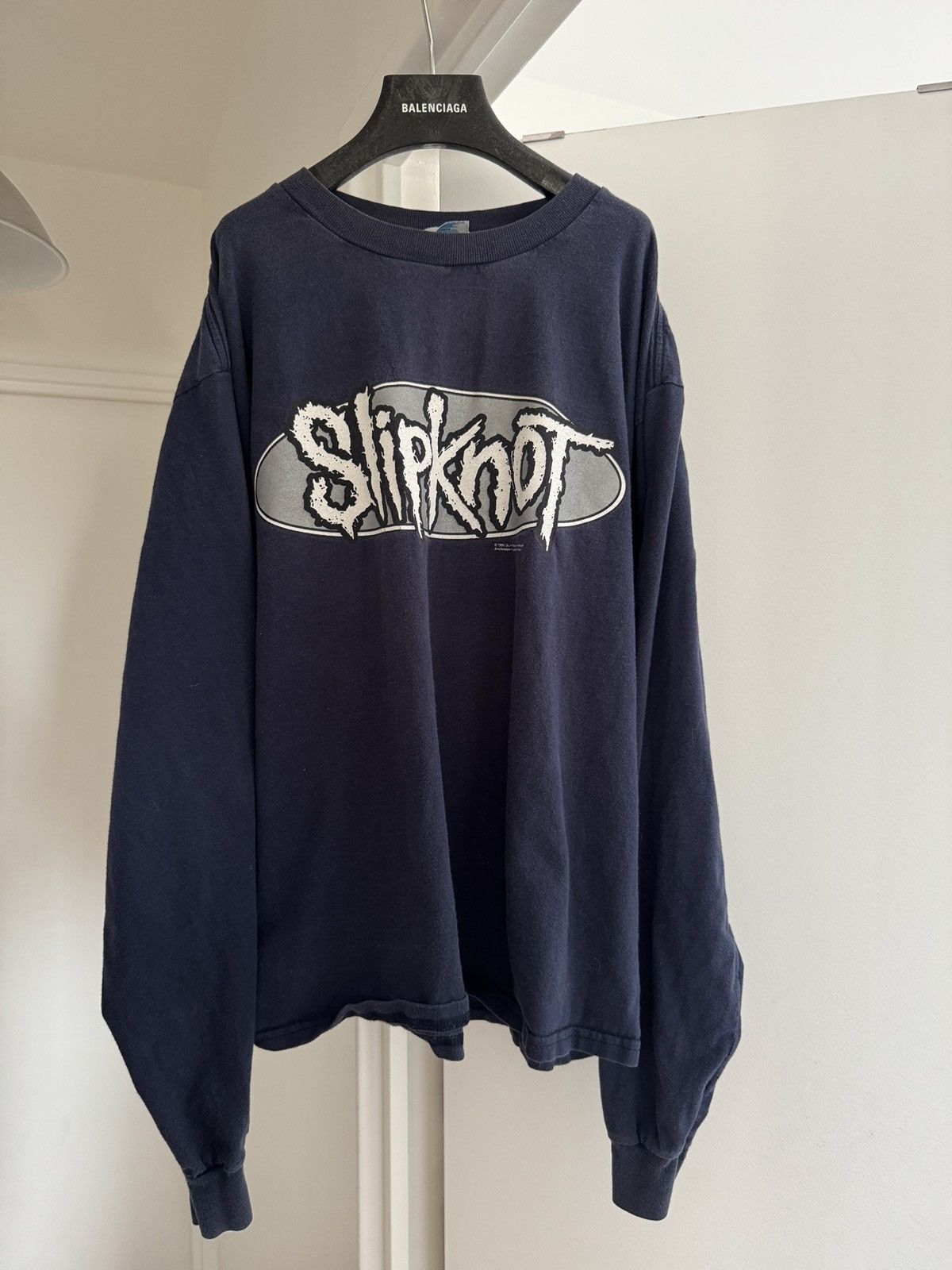 Slipknot *RARE* 1999 00s 90s SLIPKNOT METAL LONGSLEEVE JUDGE TEE Size US XL / EU 56 / 4 - 1 Thumbnail