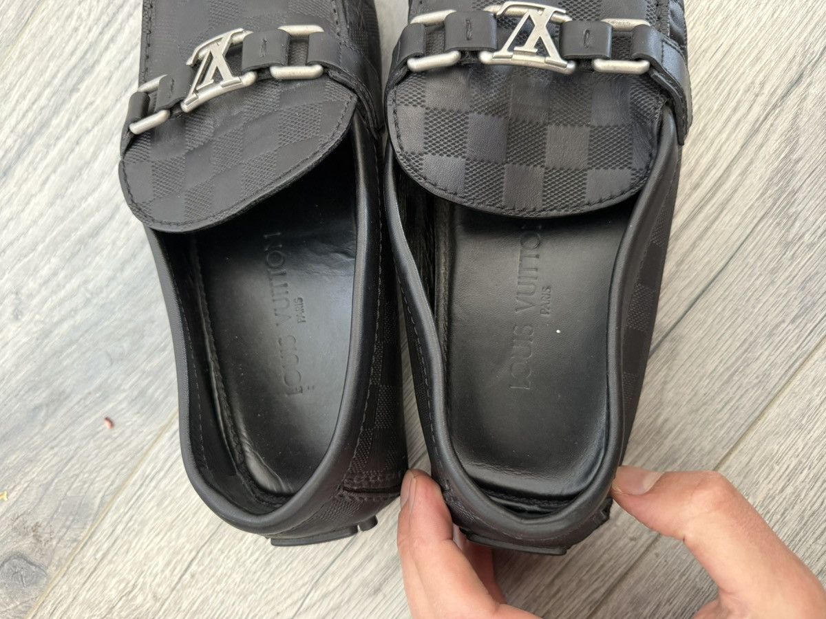 Louis Vuitton Louis Vuitton Damier Loafers with Silver LV Bit Size US 9 / EU 42 - 16 Thumbnail