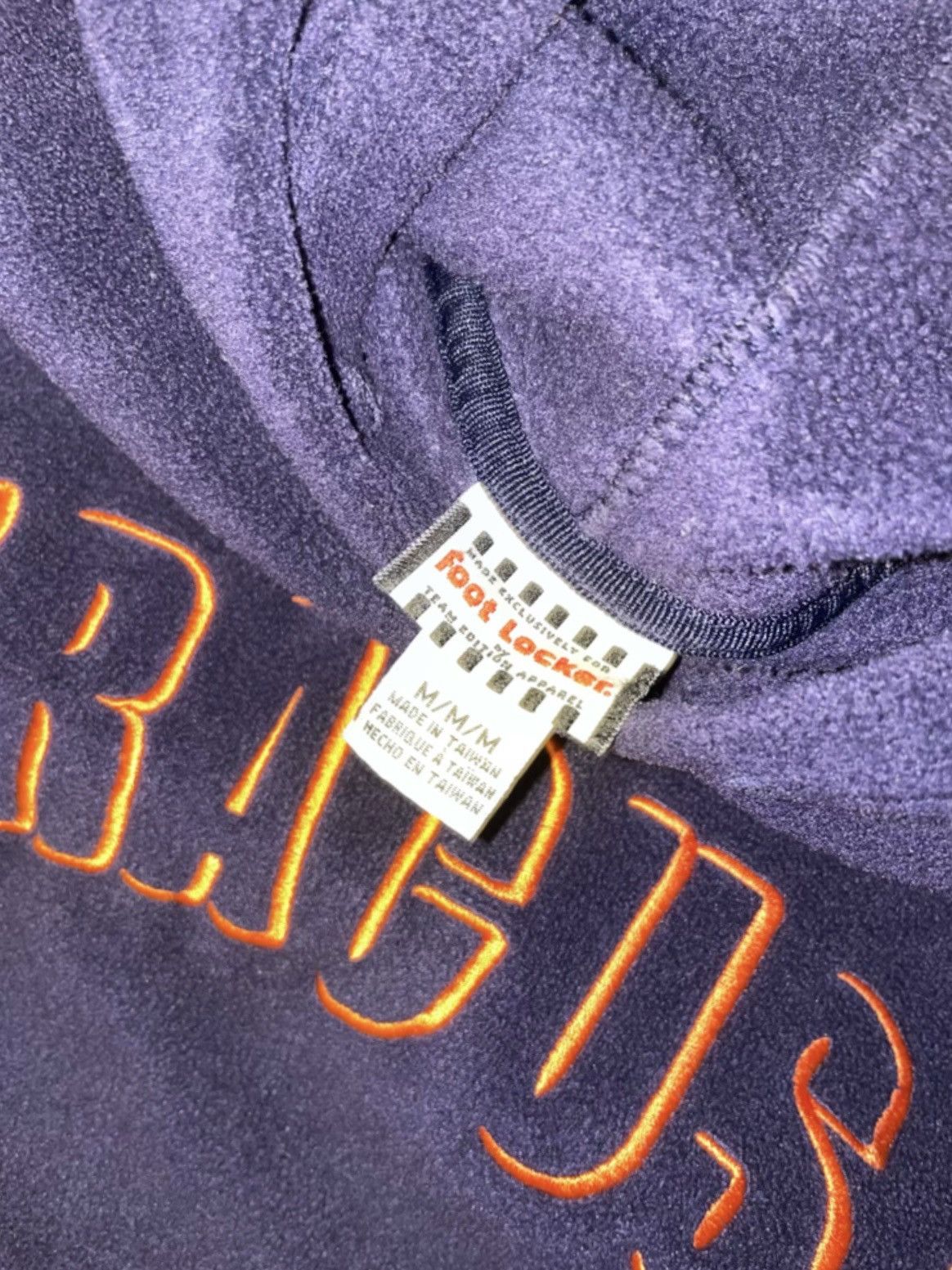 Foot Locker Navy and Orange Syracuse Fuzzy Hoodie Size US M / EU 48-50 / 2 - 4 Thumbnail
