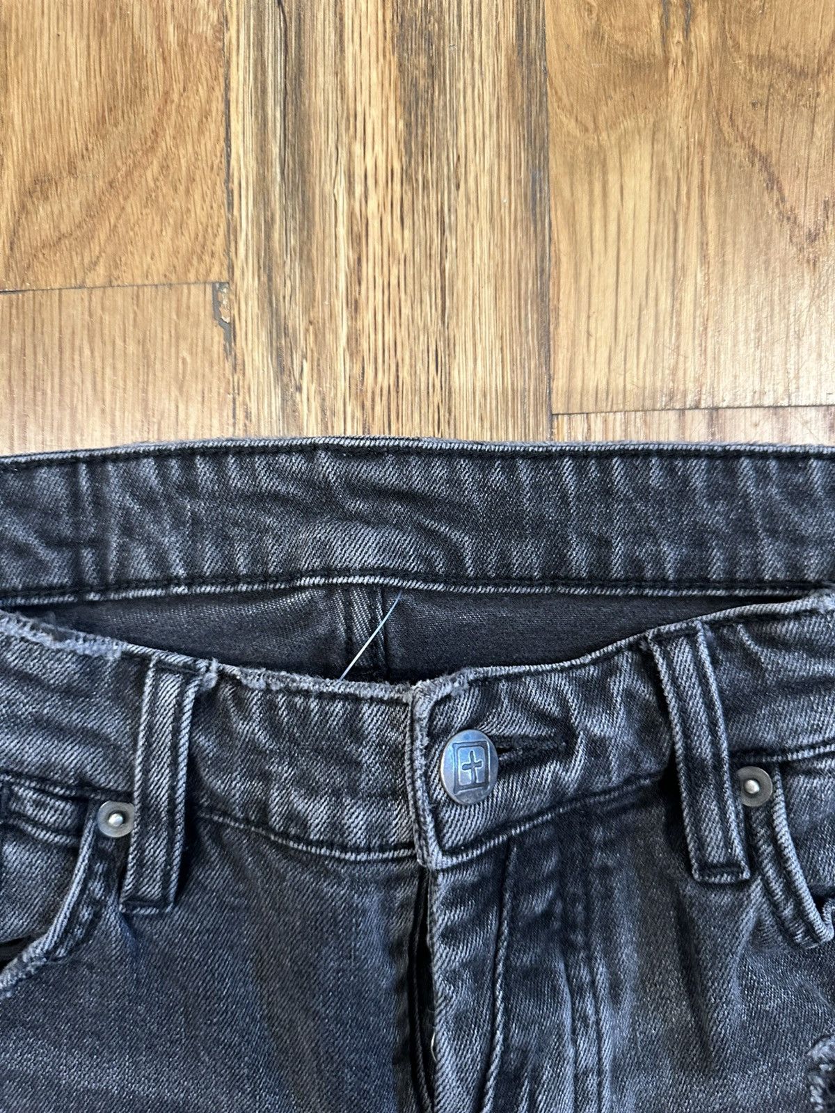 Ksubi Ksubi Plain Faded Black Denim Jeans Size 31 Size US 31 - 3 Thumbnail