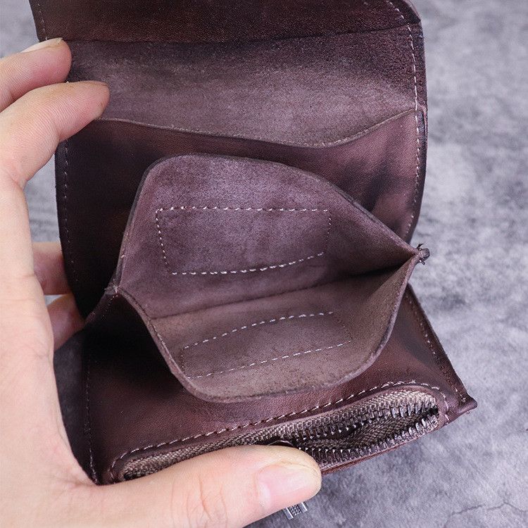 Japanese Brand × Leather Mini Flap Coin Wallet Size ONE SIZE - 5 Thumbnail