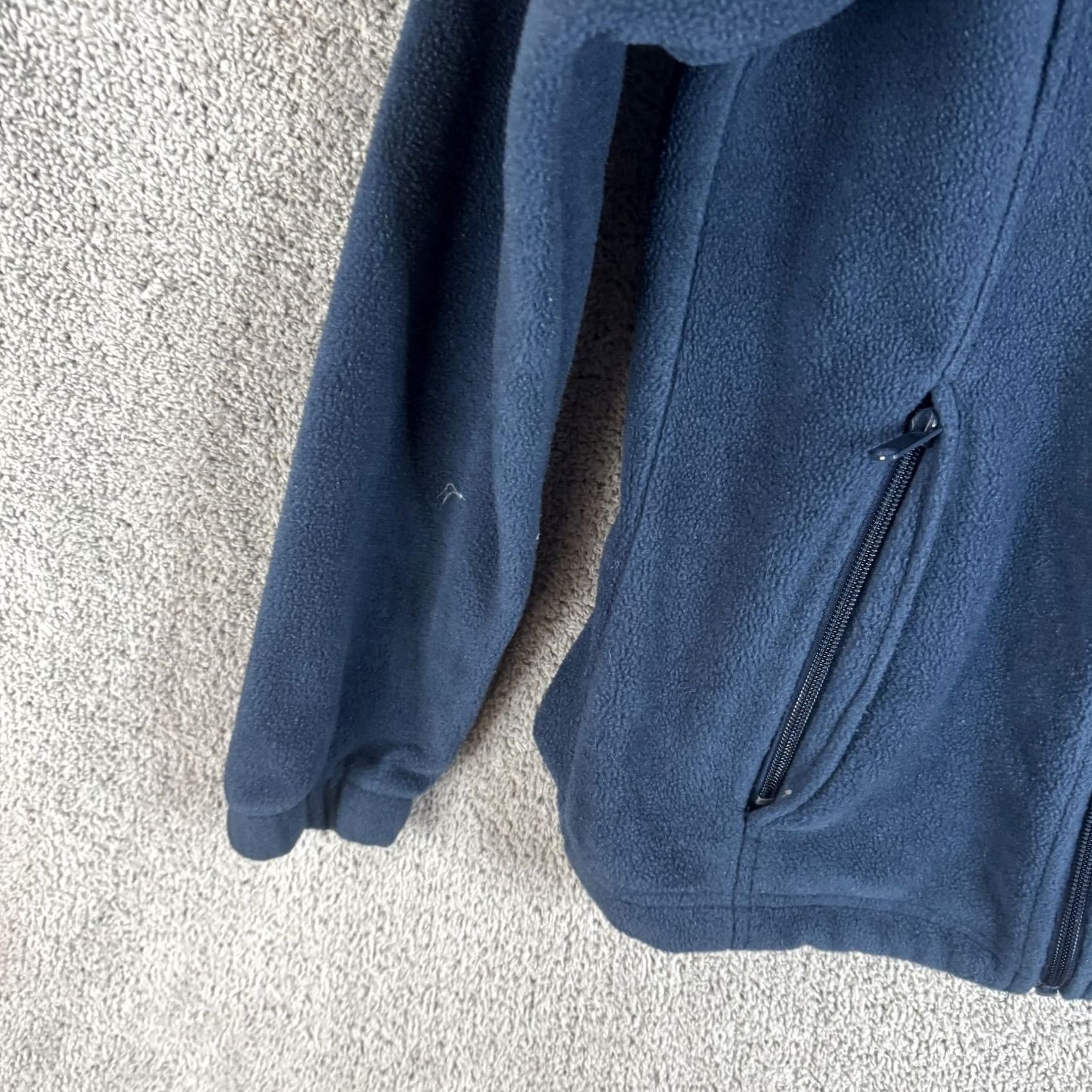 Vintage Columbia Fleece Jacket Womens Small Blue Full Zip Pockets Lightweight Outdoor Mid-Length Winter Fall Spring Casual Travel Women Size S / US 4 / IT 40 - 2 Thumbnail