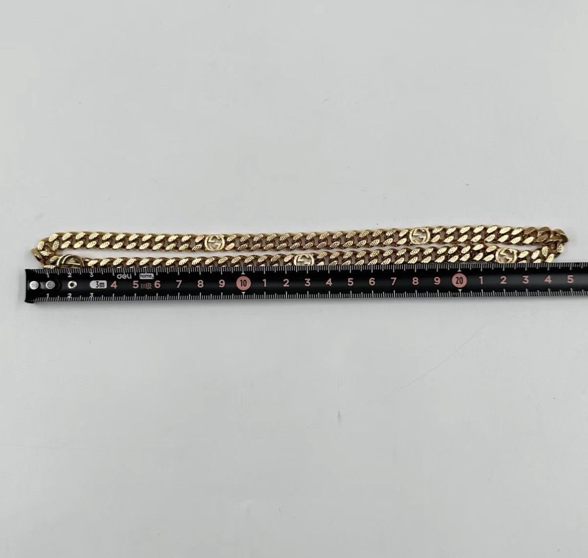 Gucci Gucci/Interlocking Double G Gold Necklace K12 Size ONE SIZE - 8 Thumbnail