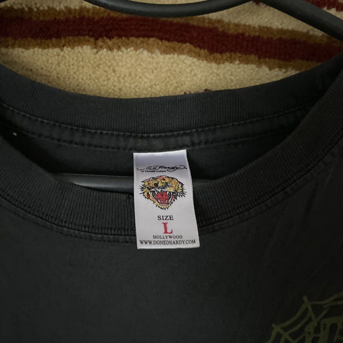 Christian Audigier × Ed Hardy × Vintage Vintage Ed Hardy Spider Logo Tee Shirt Y2K style Japanese Size US L / EU 52-54 / 3 - 7 Thumbnail