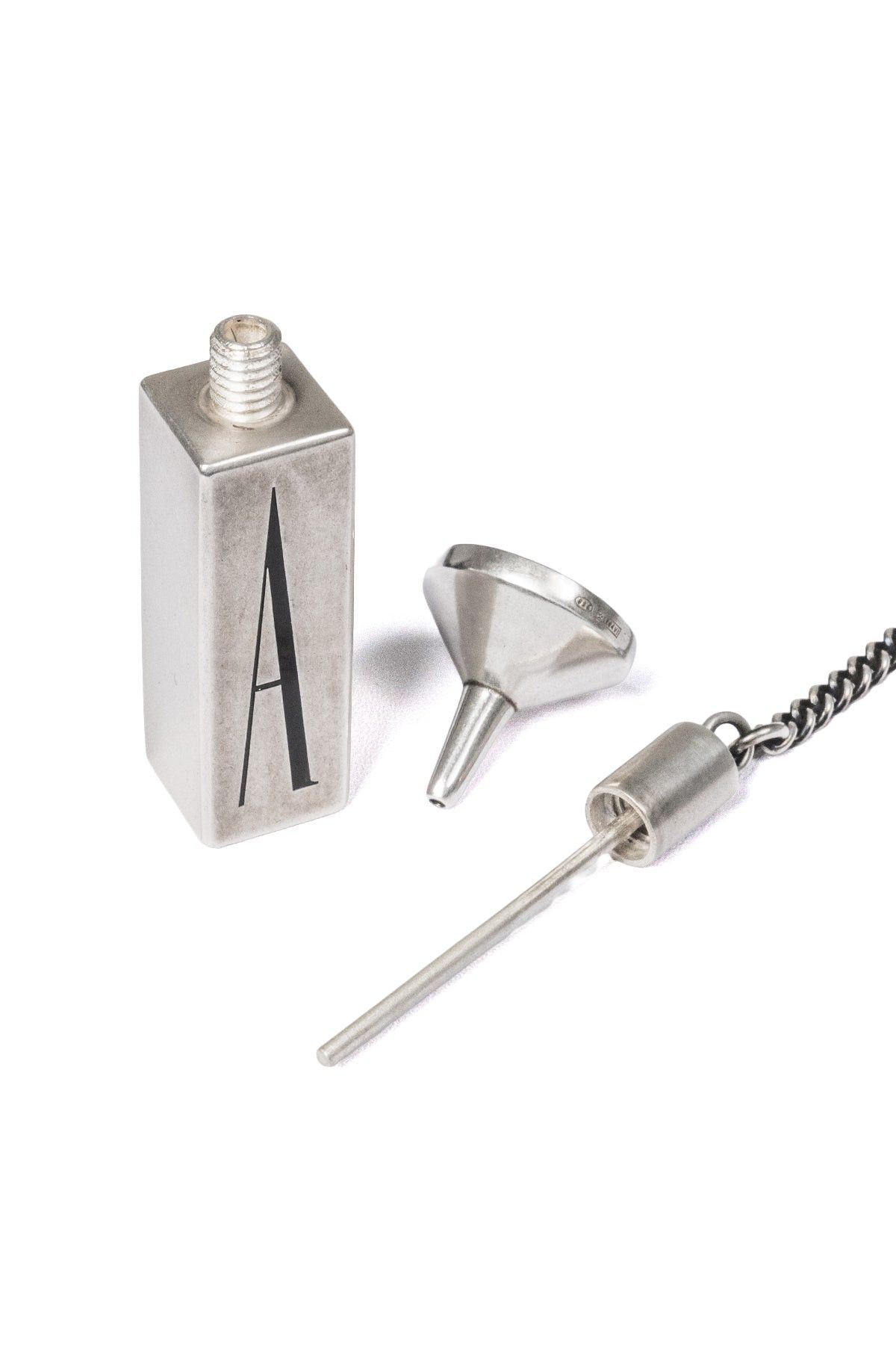Ann Demeulemeester ANN DEMEULEMEESTER - Paulu Perfume Pendant Necklace Silver Size ONE SIZE - 6 Thumbnail