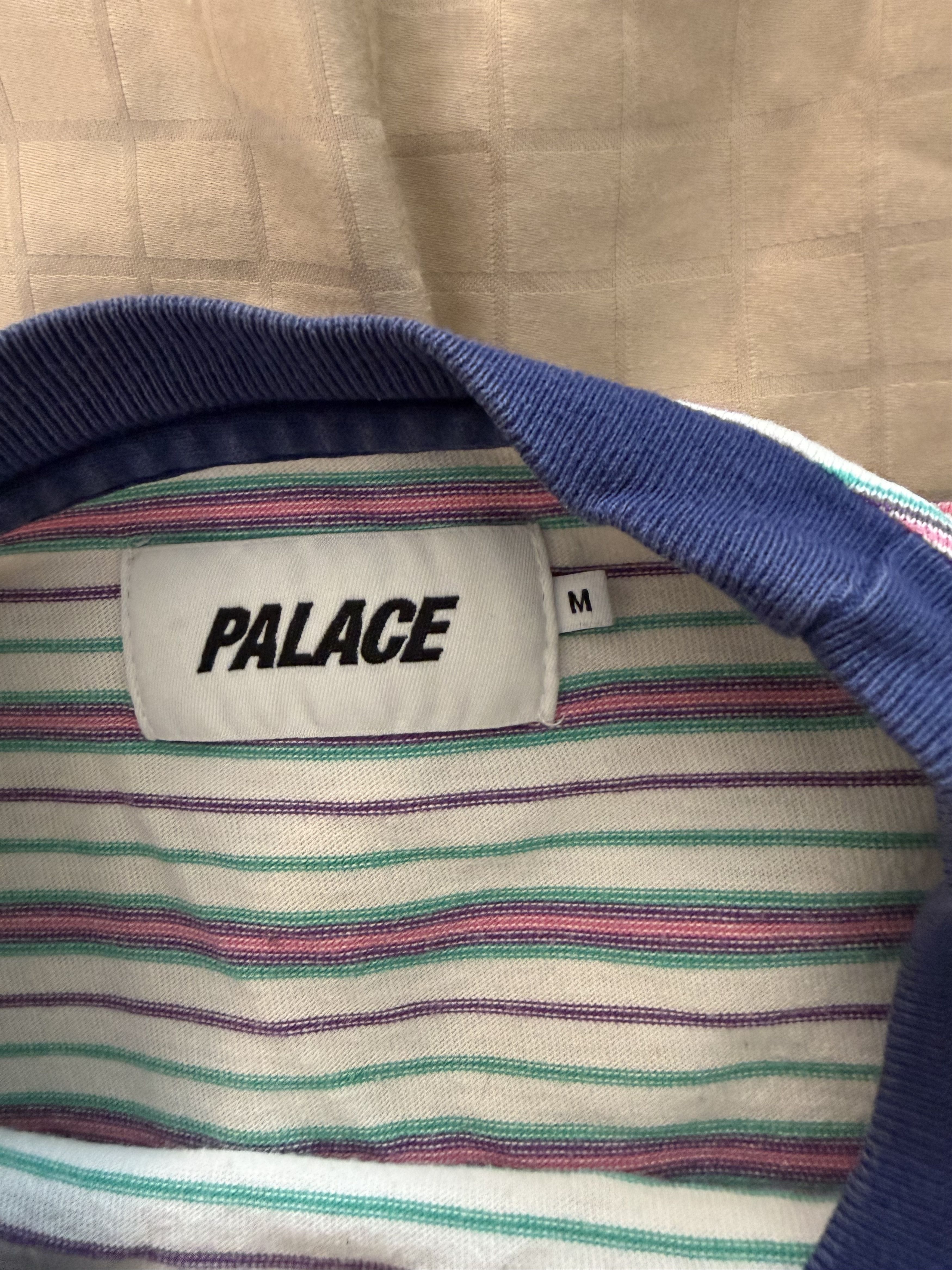 Palace Palace stripped Tshirt Size US M / EU 48-50 / 2 - 2 Thumbnail