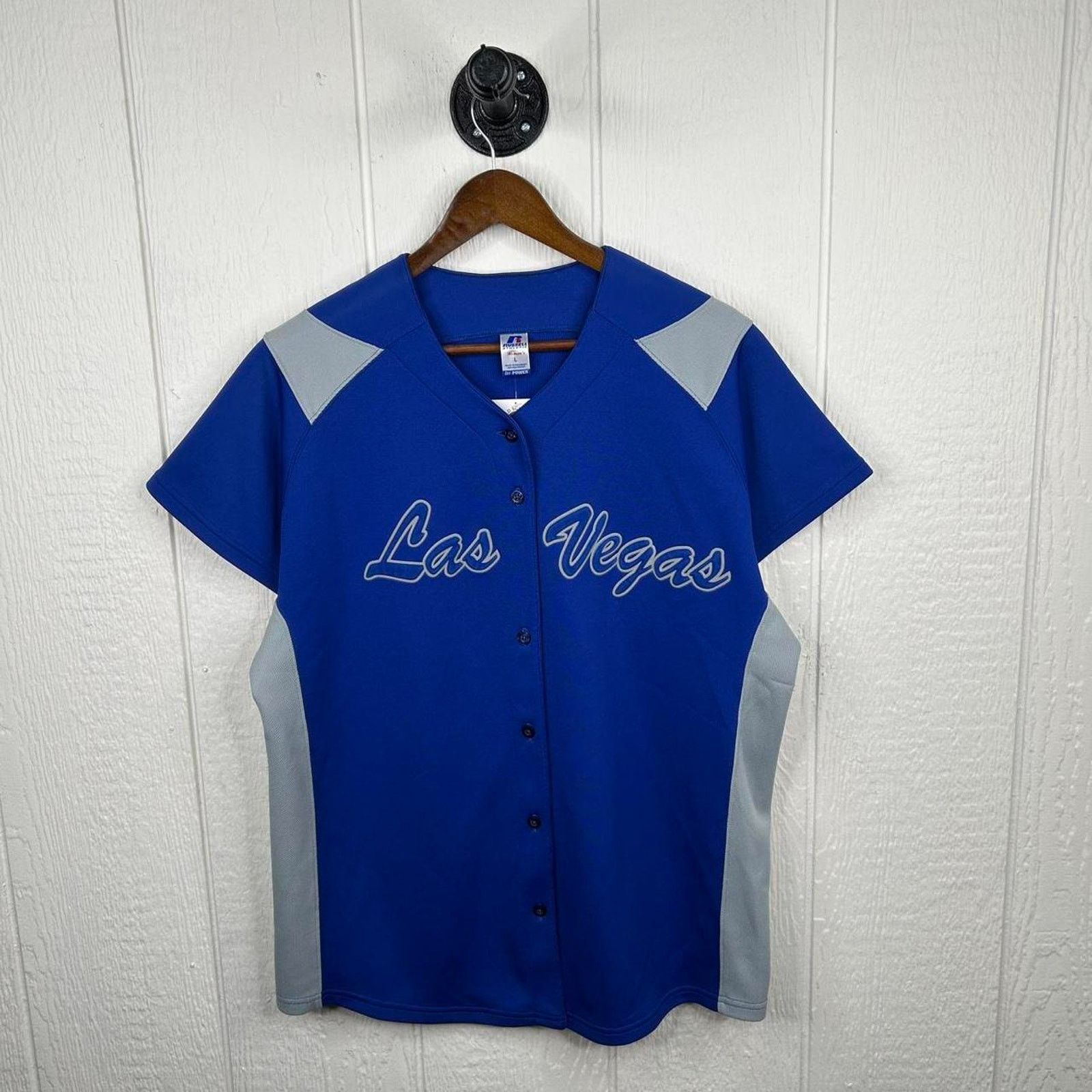 Russell Athletic Vintage 90’s Russell Las Vegas Baseball Jersey Size Large Size L / US 10 / IT 46 - 1 Thumbnail