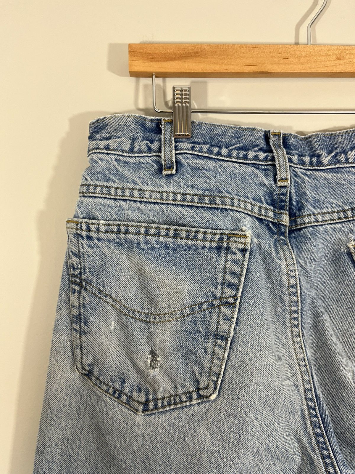 Carhartt Thrashed Patched Flannel Lined Distressed Jeans Size US 32 / EU 48 - 18 Thumbnail