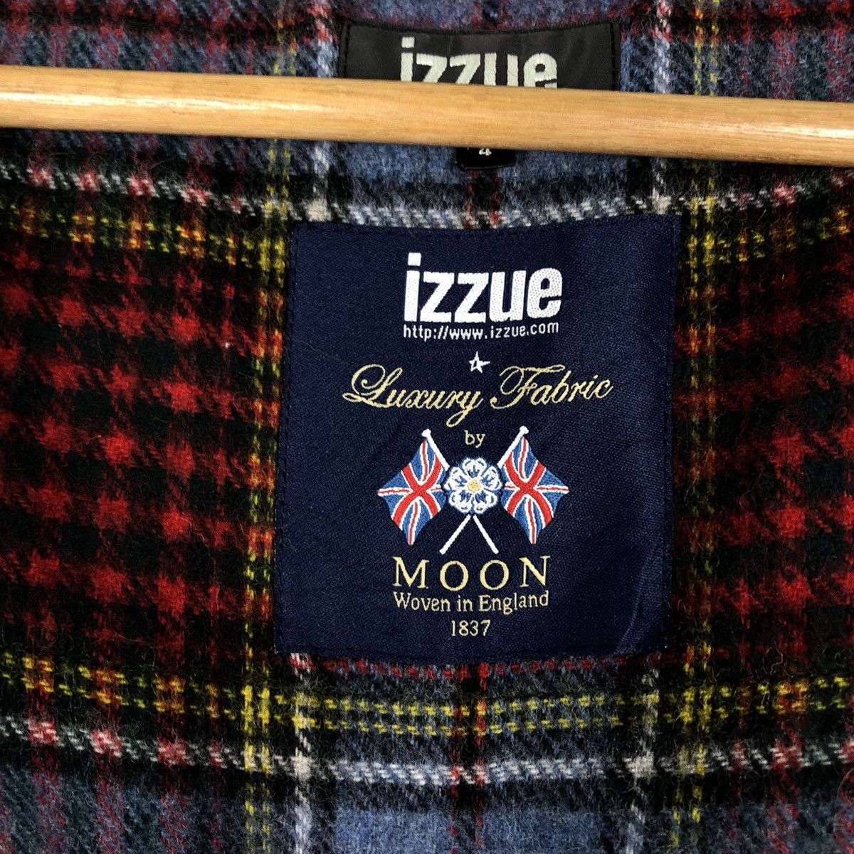 Hysteric Glamour 🔥90’s Vintage Wool Jacket Tartan Design Izzue Japan Made Size US M / EU 48-50 / 2 - 15 Thumbnail