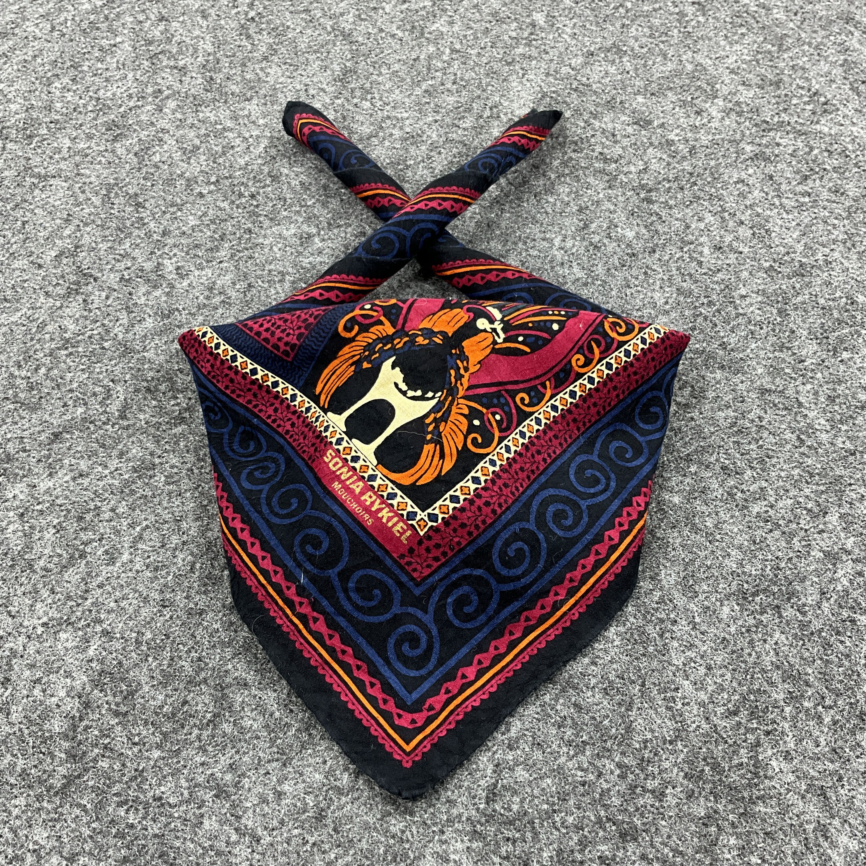 Sonia Rykiel × Vintage Sonia Rykiel Handkerchief / Bandana / Neckerchief B052 Size ONE SIZE - 1 Thumbnail