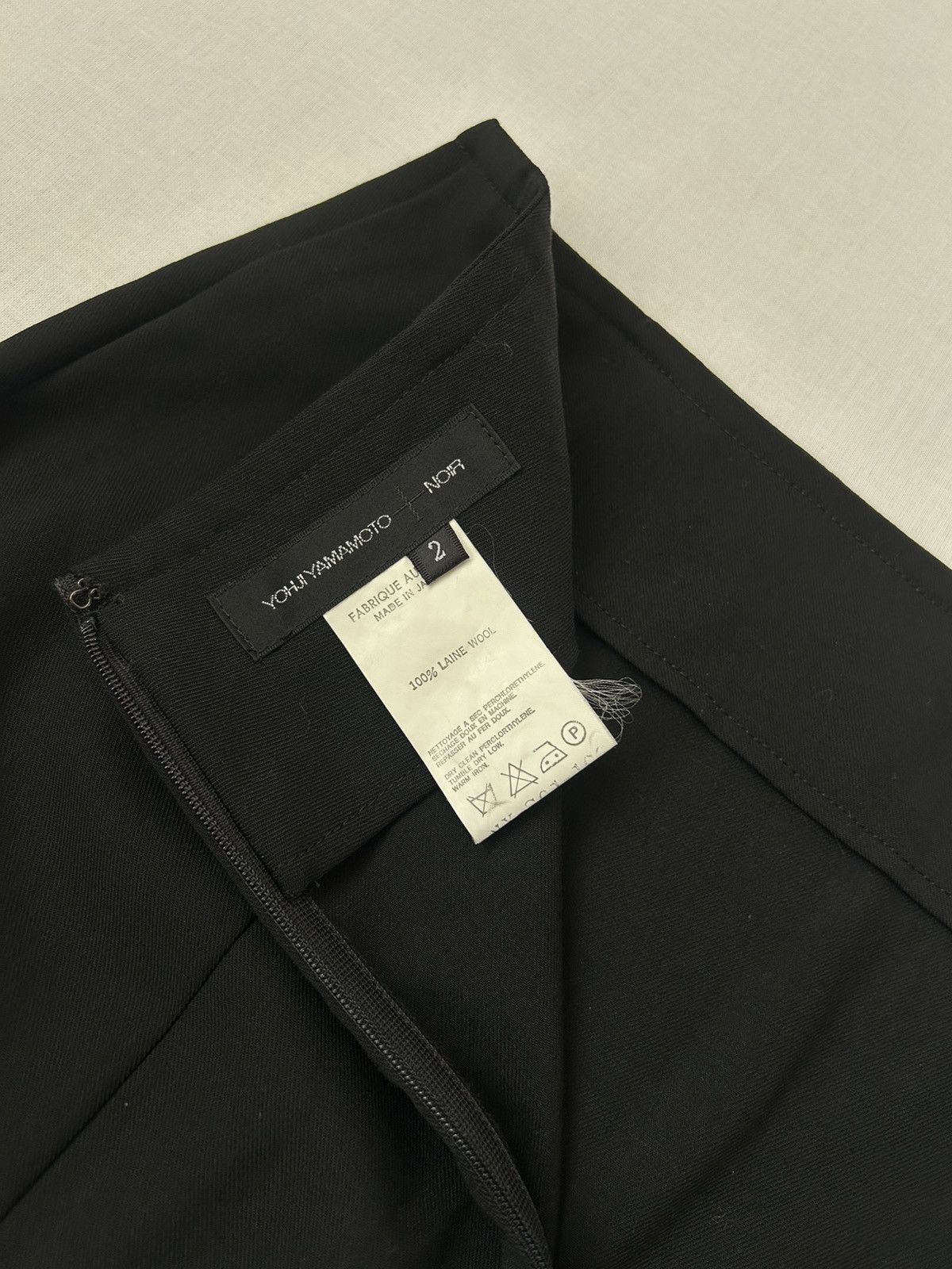 Yohji Yamamoto YOHJI YAMAMOTO NOIR skirt (wool) Size 27" / US 4 / IT 40 - 4 Thumbnail
