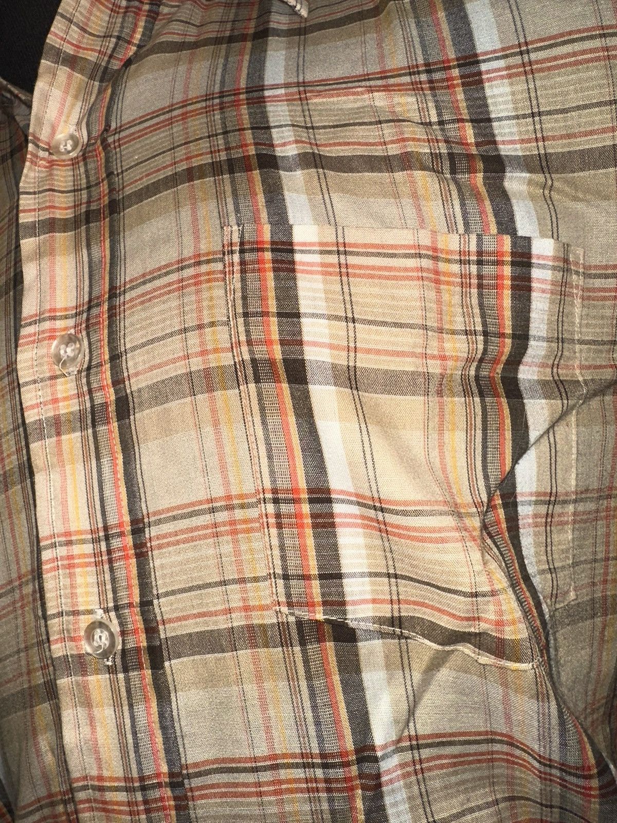 Hudsons Bay × Vintage Vintage Baymart Plaid Shirt Tonal Button Up 70’s Hudsons Bay Size US M / EU 48-50 / 2 - 3 Thumbnail