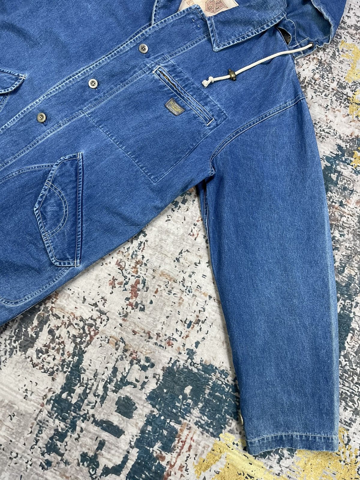 PPFM Vtg PPFM Peyton Place For Men Denim Chore Jacket Size US M / EU 48-50 / 2 - 3 Thumbnail