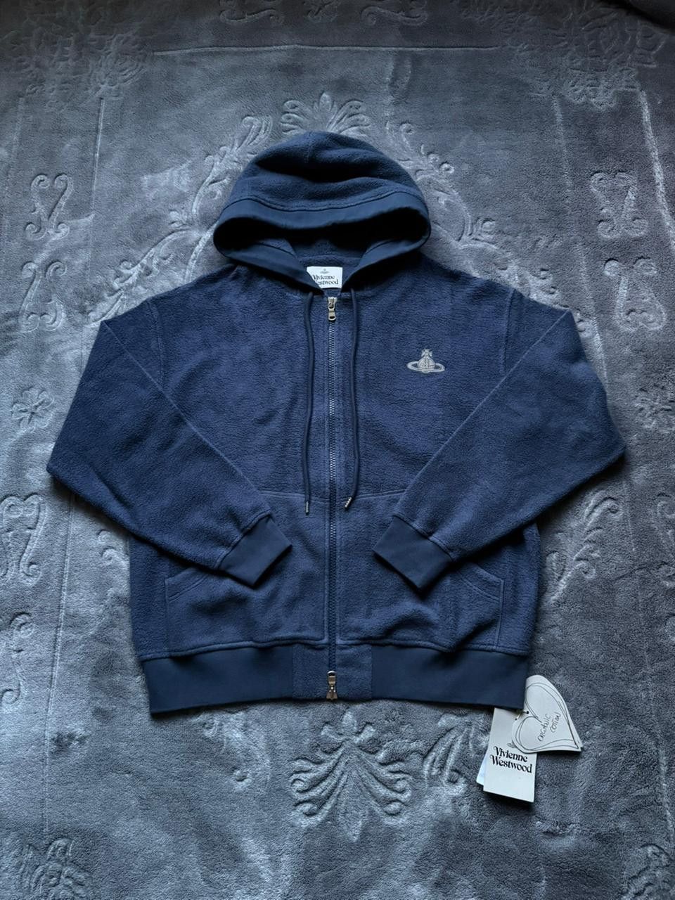 Vivienne Westwood CC28 Polar Rugged Zip Hoodie in Blue Size US M / EU 48-50 / 2 - 1 Thumbnail