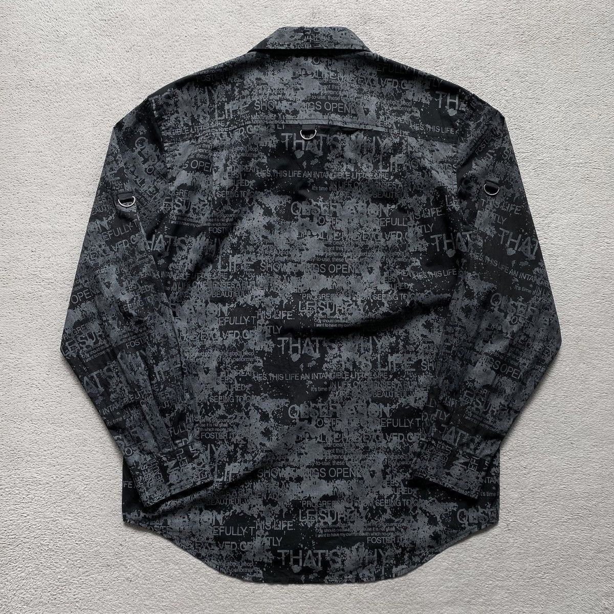 If Six Was Nine Vintage Anarchy Clash Ahead Full Print Shirt Size US L / EU 52-54 / 3 - 4 Thumbnail