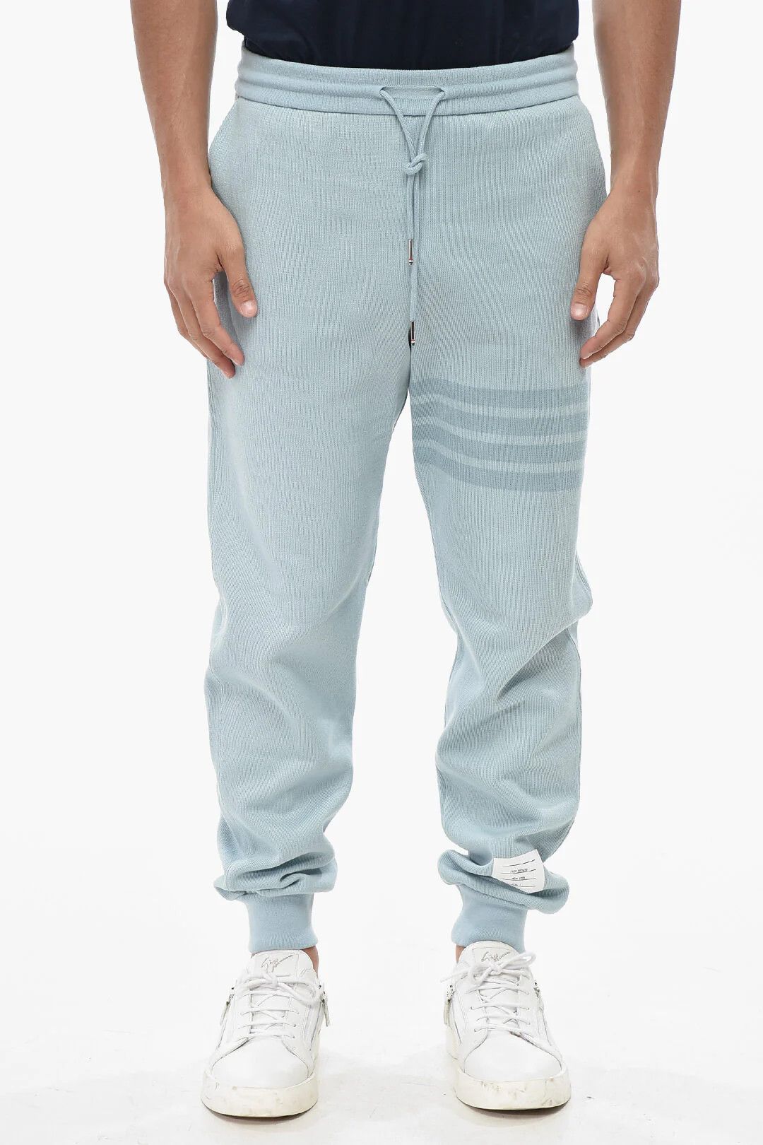 Thom Browne og1mm0426 Sweatpants & Joggers in Light Blue Size US 34 / EU 50 - 1 Thumbnail