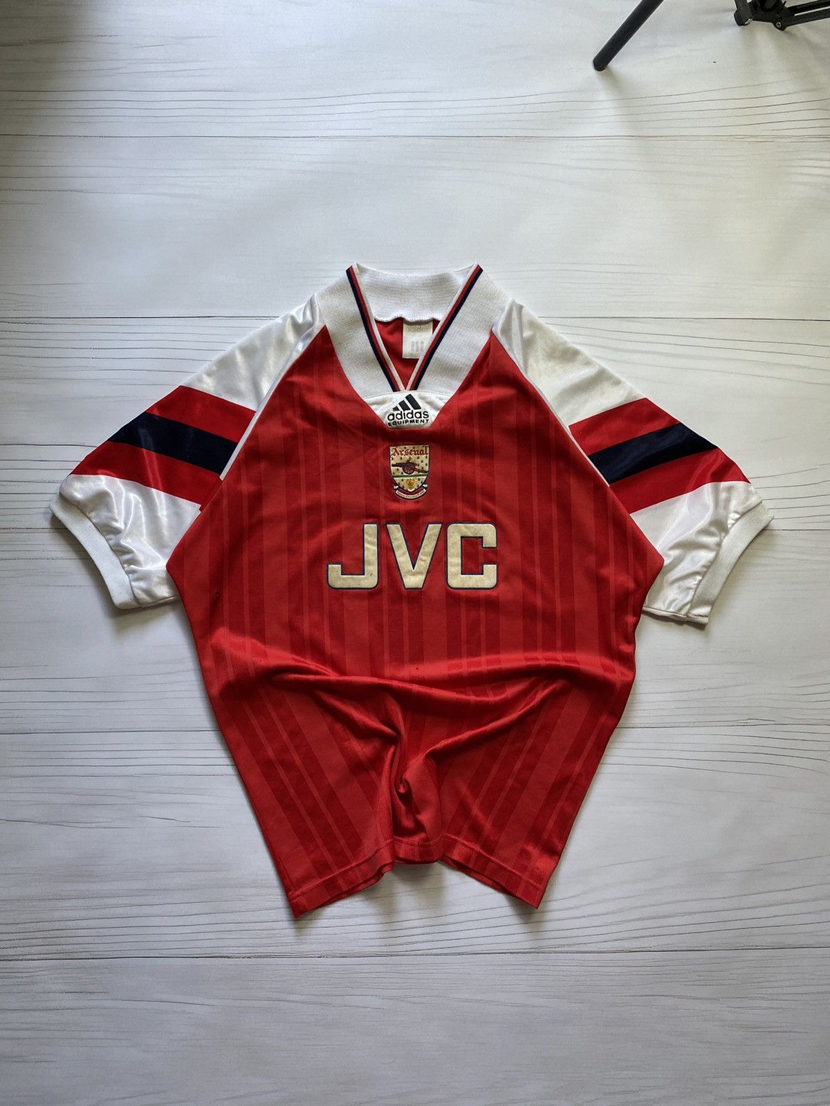 Adidas Soccer Jersey Vintage Rare Vintage Adidas Arsenal 1992 94 Home Football Jersey Grailed