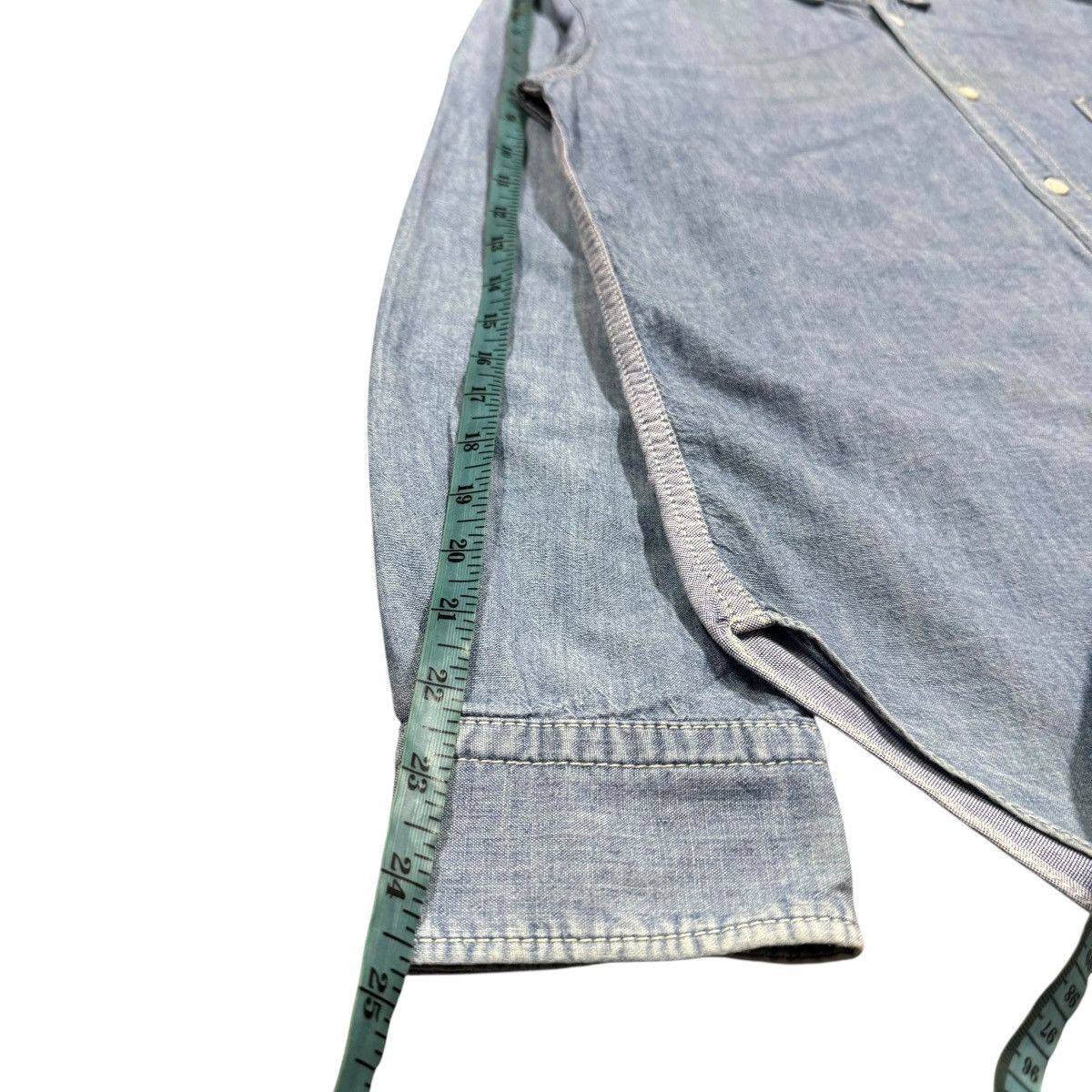 Comme des Garcons Homme Comme Des Garcons Homme Chambray 2 Tone Shirt Button Ups Size US S / EU 44-46 / 1 - 14 Thumbnail