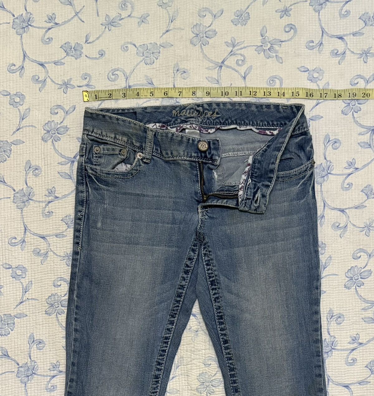 Vintage Maurices Streetwear Jeans Flared Denim Size US 31 - 4 Thumbnail