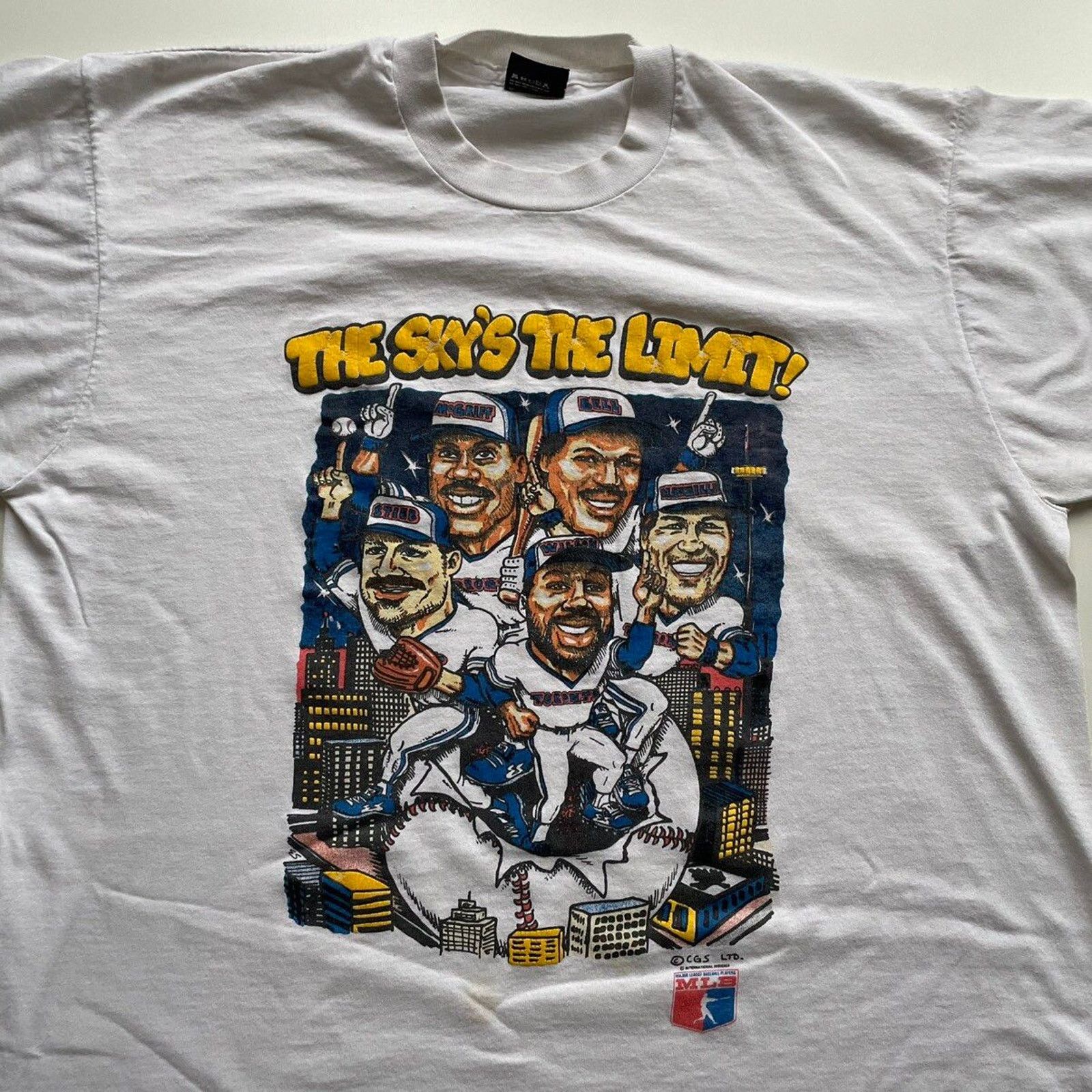 Fruit Of The Loom × MLB × Vintage Vintage Toronto Blue Jays MLB T Shirt Large Single Stitch Size US L / EU 52-54 / 3 - 2 Thumbnail