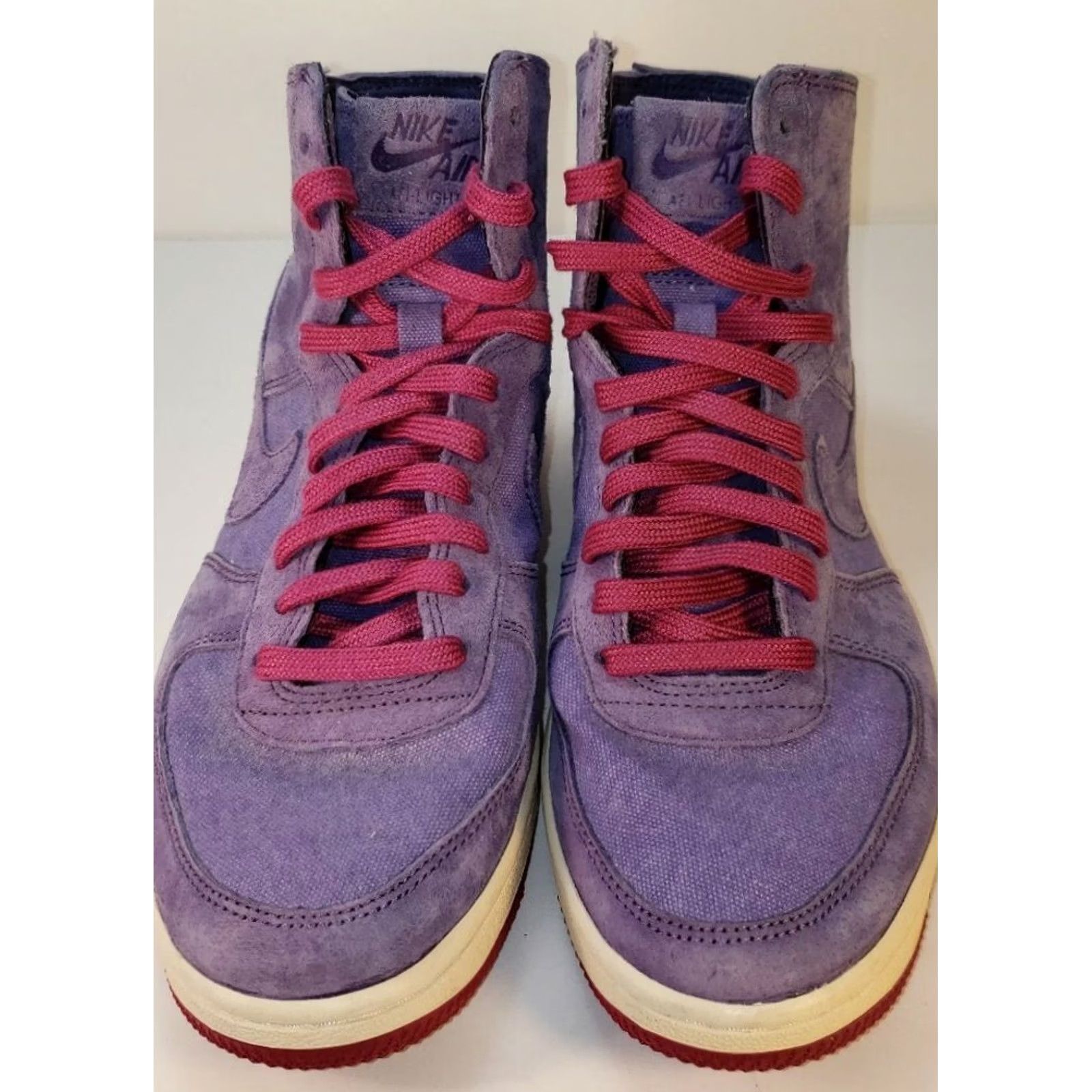 Nike Nike Air Force 1 Light Hi Decons Purple/Rave Pink Women's 6M 36.5EU 538226-500 Shoes Size US 6 / IT 36 - 3 Thumbnail