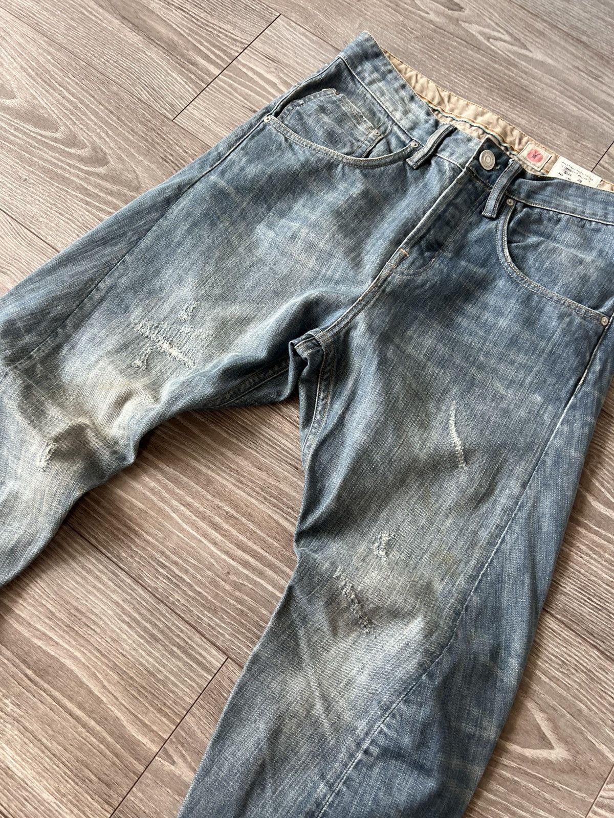 Allsaints Archival Allsaints Japan Denim Spitalfields Knees Jeans Size US 28 / EU 44 - 9 Thumbnail