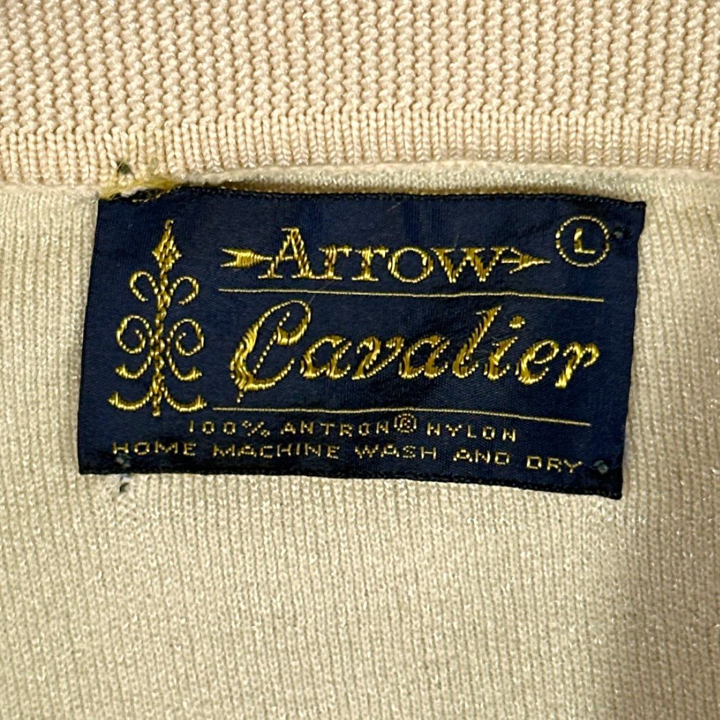 Arrow VINTAGE Arrow Polo Shirt Adult M Brown Nylon Goodfellas 70s Polo Shirt Mens Medium Brown Arrow Cavalier 70s Size US M / EU 48-50 / 2 - 4 Thumbnail