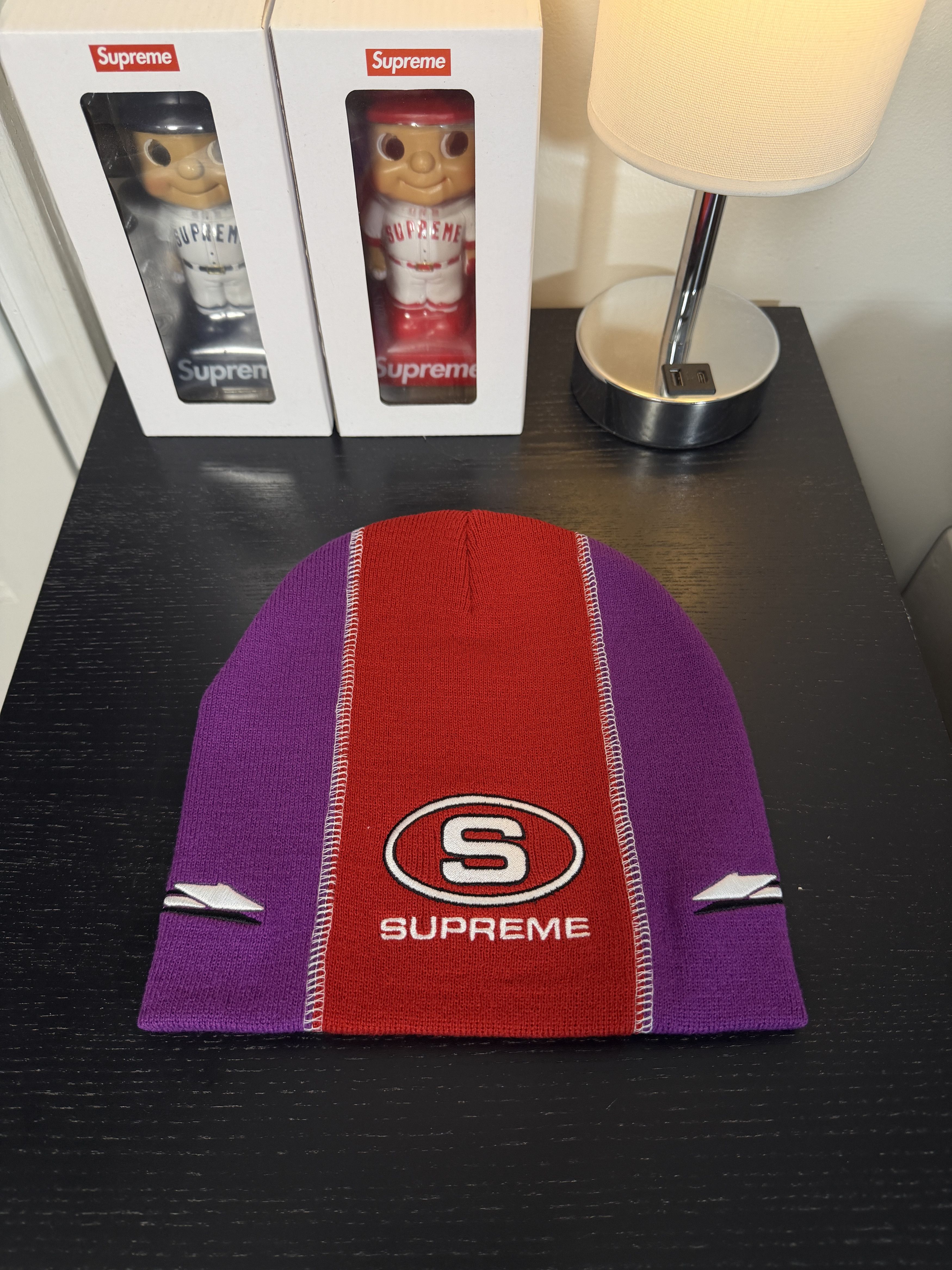 Supreme RACING PANEL BEANIE Size ONE SIZE - 1 Thumbnail
