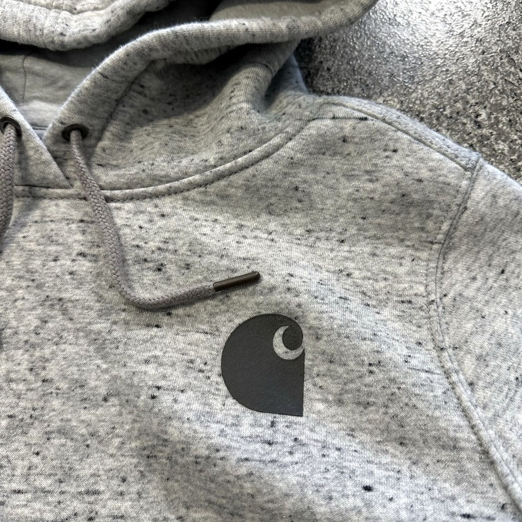 Carhartt Carhartt Hoodie Womens L Relaxed Fit Clarksburg Hooded Sweatshirt Heather Grey Hoodie Women L Gray Size L / US 10 / IT 46 - 2 Thumbnail