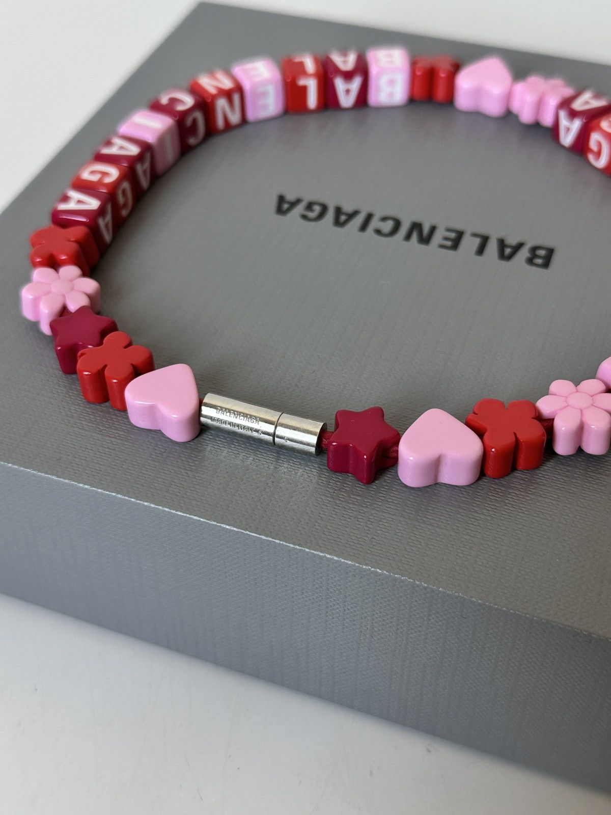 Balenciaga Balenciaga toy choker necklace pink silver Size ONE SIZE - 3 Thumbnail