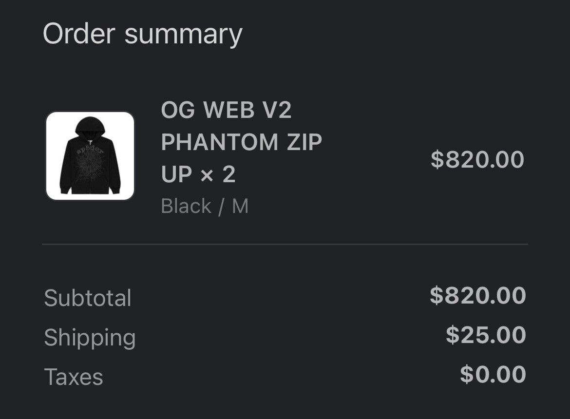 Sp5der SP5DER OG WEB V2 PHANTOM ZIP UP Size US M / EU 48-50 / 2 - 2 Thumbnail