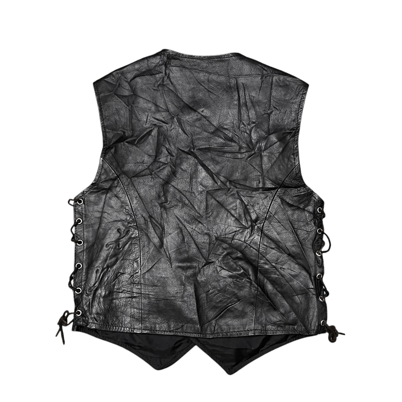 Leather Vintage Eagle Motorcycle Leather Vest Size US M / EU 48-50 / 2 - 7 Thumbnail