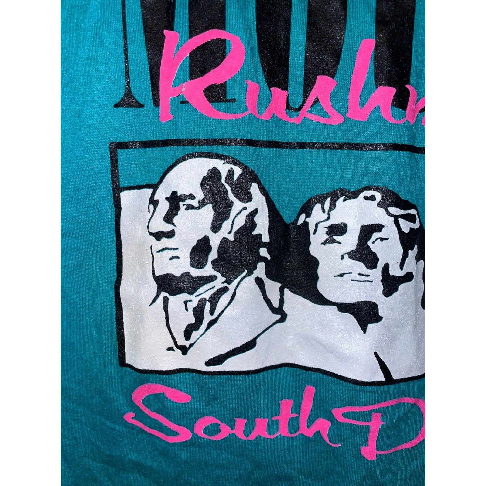 Jerzees Vintage Mount Rushmore Shirt South Dakota Yellowstone Tee M Size US M / EU 48-50 / 2 - 3 Thumbnail