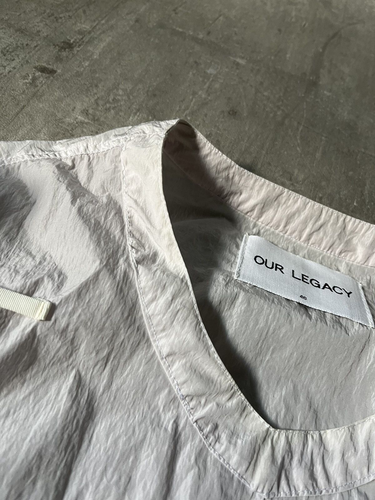 Our Legacy Our legacy nylon sweatshirt rare white Size US M / EU 48-50 / 2 - 21 Thumbnail