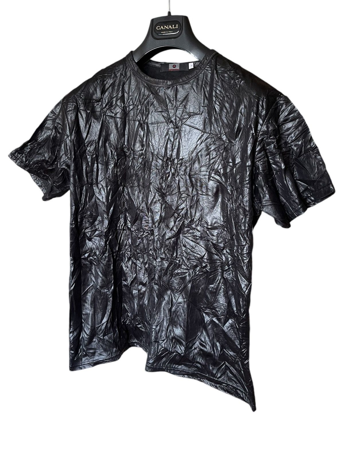 Designer × Japanese Brand Raygun polyester rave black vintage t-shirt tee drkshdw Size US L / EU 52-54 / 3 - 2 Thumbnail