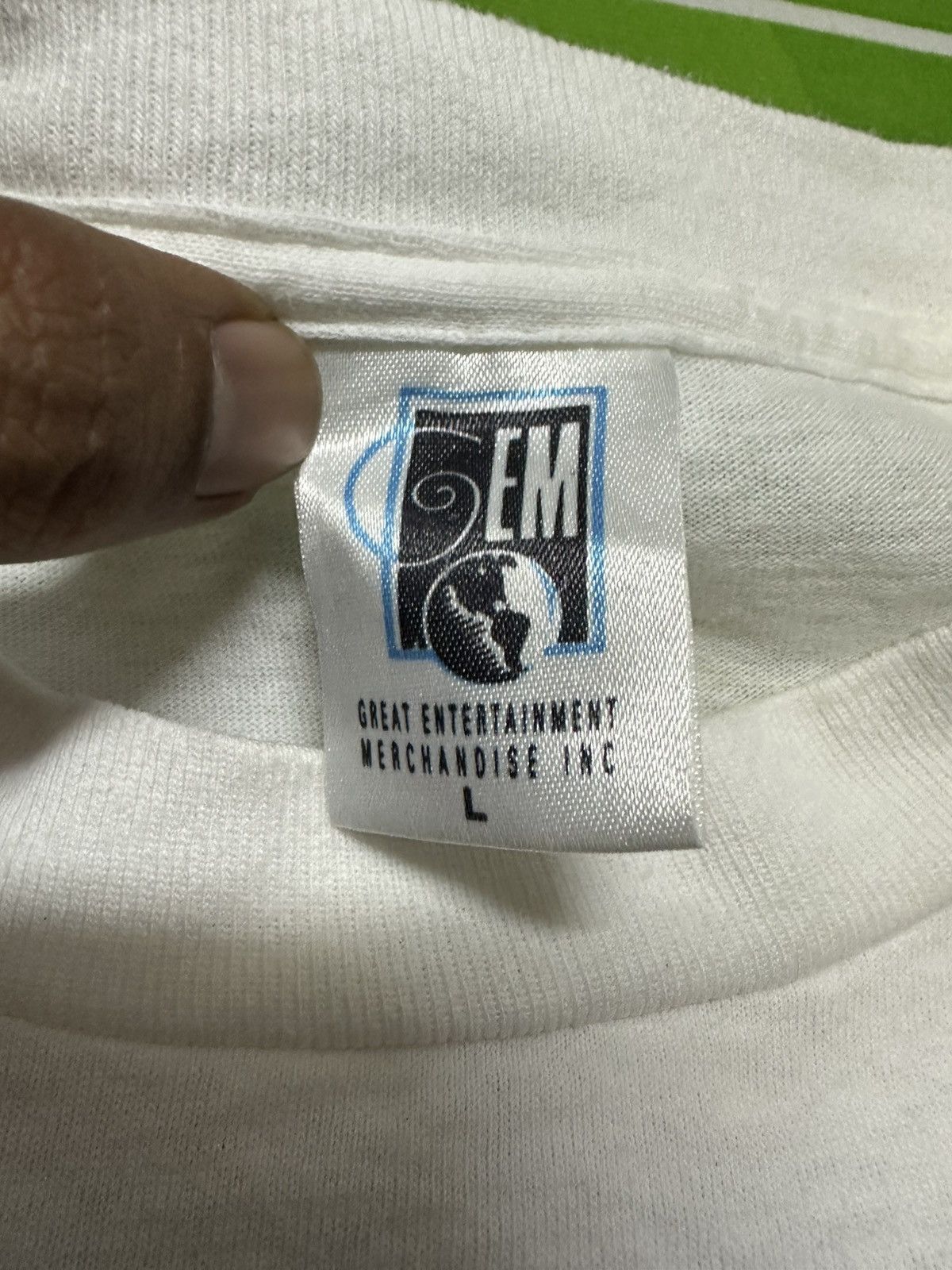 Band Tees Vintage 90s Elton John Gianni versace world tour Size US L / EU 52-54 / 3 - 3 Thumbnail