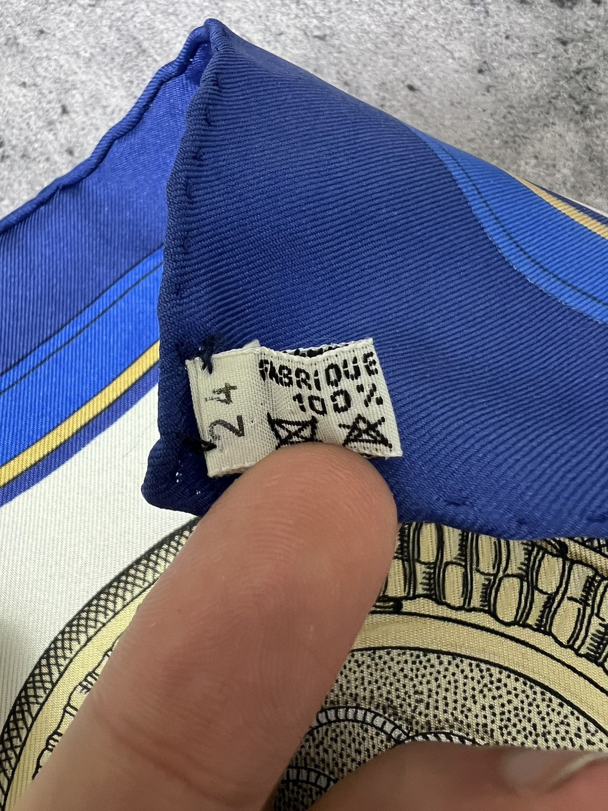 Hermes × Vintage Silk Hermes Paris grand Apparat square scarf Size ONE SIZE - 7 Thumbnail