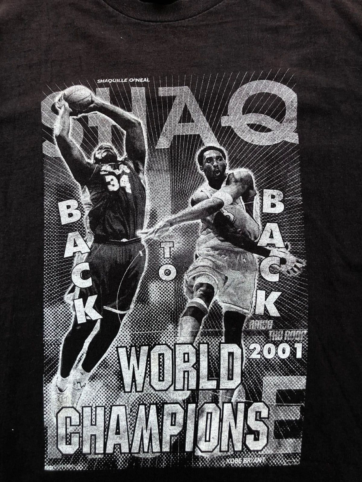 NBA Kobe Shaq Lakers NBA Champion2001s size XL 24/31 Size US XL / EU 56 / 4 - 2 Thumbnail