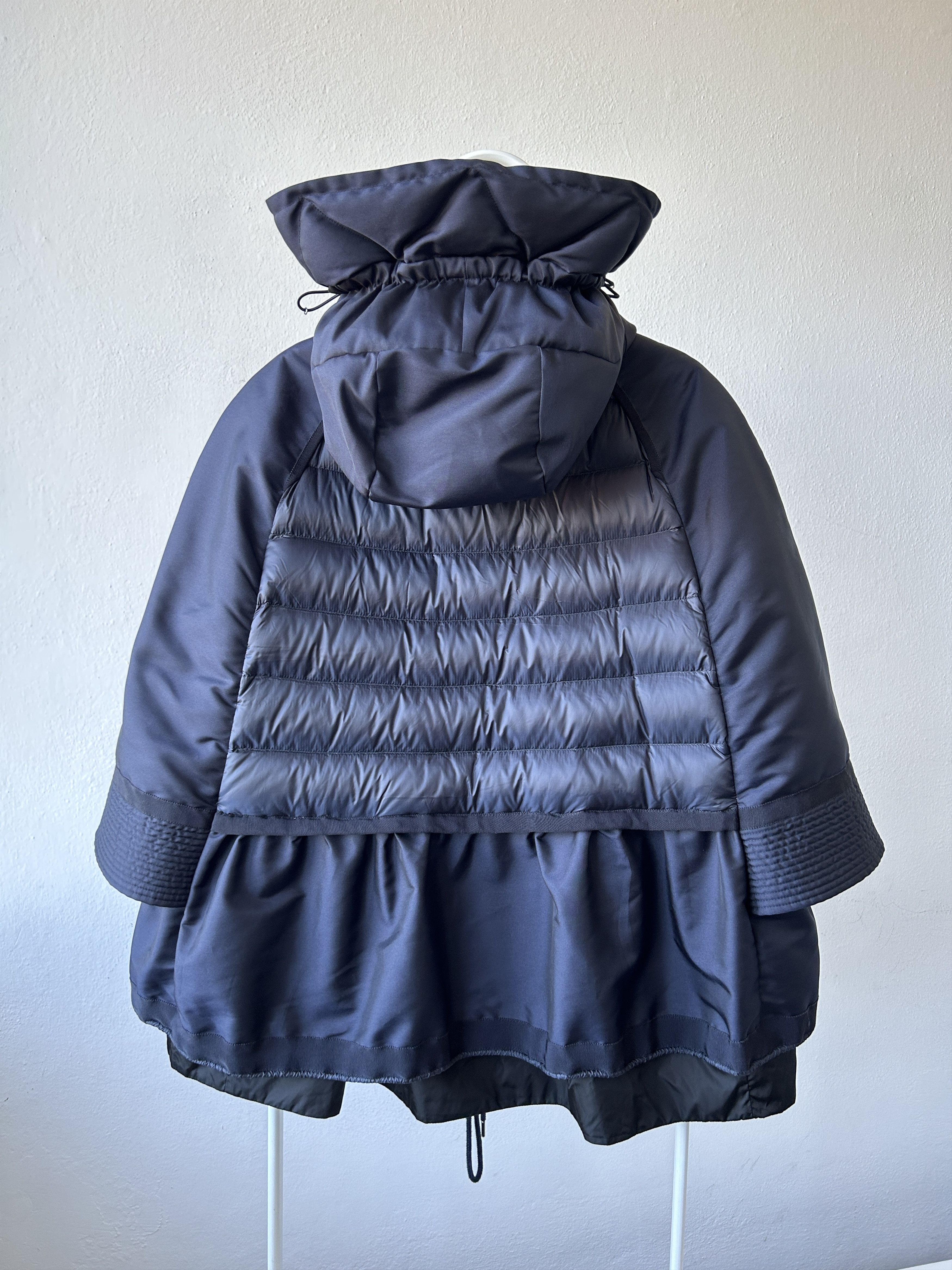 Moncler AW2017 moncler Sophie giubbotto puffer hooded poncho Size L / US 10 / IT 46 - 3 Thumbnail
