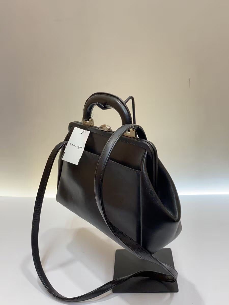 Yohji Yamamoto YOHJI YAMAMOTO Shoulder bag/Leather/Black Size ONE SIZE - 2 Thumbnail