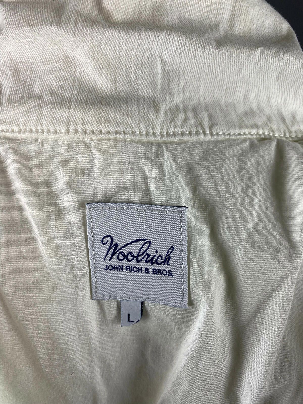 Woolrich Woolen Mills Ladies Woolrich White Cotton Blazer Jacket Size L Size L / US 10 / IT 46 - 8 Thumbnail